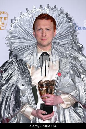 London, Großbritannien. Mai 2024. Joe Lycett mit der Entertainment Performance BAFTA bei den BAFTA Television Awards 2024, Royal Festival Hall. Guthaben: Doug Stockfoto