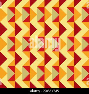 Hintergrund für nahtlose geometrische Vektorstreifen Stock Vektor