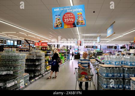 aldi Supermarkt Filiale, ramsgate Town, East kent, uk Mai 2024 Stockfoto