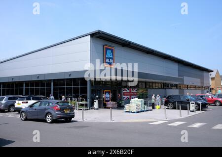 aldi Supermarkt Filiale, ramsgate Town, East kent, uk Mai 2024 Stockfoto