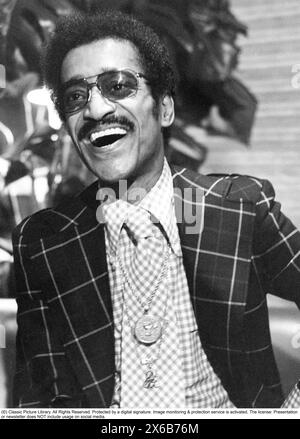 Sammy Davis Jr. 1925-1990. Amerikanischer Sänger, Musiker, Tänzer, Schauspieler. Das Bild wurde bei einem Besuch in Schweden im Jahr 1976 gezeigt Stockfoto