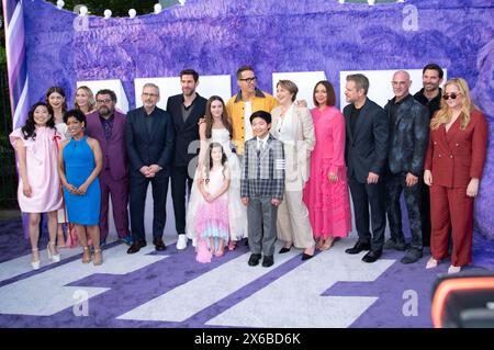 Awkwafina, Catharine Daddario, Emily Blunt, Liza Colon-Zayas, Bobby Moynihan, Steve Carell, John Krasinski, Cailey Fleming, Audrey Hoffman, Alan Kim, Fiona Shaw, Maya Rudolph, Matt Damon, Christopher Meloni, Bradley Cooper und Amy Schumer bei der Premiere des Kinofilms „IF: Imaginäre Freunde“ im SVA Theater. New York, 13.05..2024 Stockfoto