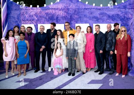 Awkwafina, Catharine Daddario, Emily Blunt, Liza Colon-Zayas, Bobby Moynihan, Steve Carell, John Krasinski, Cailey Fleming, Audrey Hoffman, Alan Kim, Fiona Shaw, Maya Rudolph, Matt Damon, Christopher Meloni, Bradley Cooper und Amy Schumer bei der Premiere des Kinofilms „IF: Imaginäre Freunde“ im SVA Theater. New York, 13.05..2024 Stockfoto