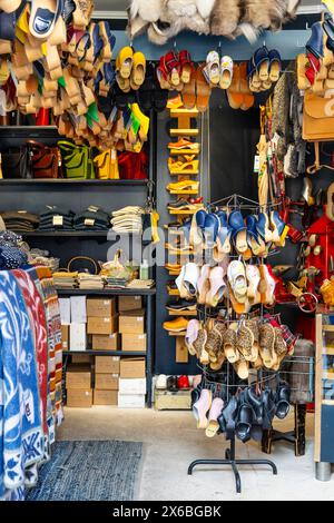 Haga Trätoffelfabrik Clogs Shop in Haga District, Göteborg, Schweden Stockfoto