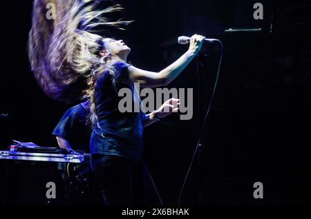 Universe217 Auftritt im Fuzz Live Music Club, Athen/Griechenland, Mai 2024 Stockfoto