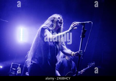 Universe217 Auftritt im Fuzz Live Music Club, Athen/Griechenland, Mai 2024 Stockfoto