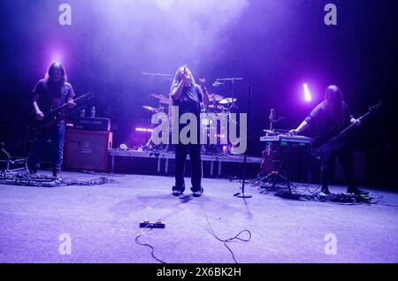 Universe217 Auftritt im Fuzz Live Music Club, Athen/Griechenland, Mai 2024 Stockfoto