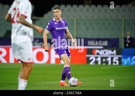 Firenze, Italie. Mai 2024. Nikola Milenkovic (ACF Fiorentina) während des italienischen Meisterschaftsspiels Serie A zwischen ACF Fiorentina und AC Monza am 13. Mai 2024 im Artemio Franchi Stadion in Florenz, Italien - Foto Morgese-Rossini/DPPI Credit: DPPI Media/Alamy Live News Stockfoto