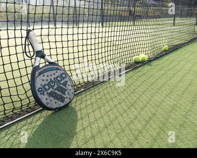 Ukraine Kiew, 05. Mai 2024. Tischtennis-Objekte und Platz. Stockfoto