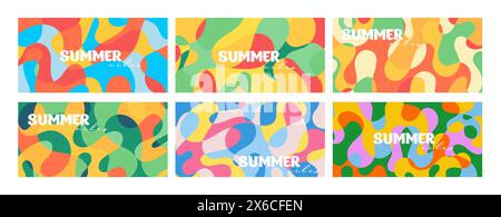 Kreative Cover oder horizontale Poster in modernem, minimalem Stil Stock Vektor