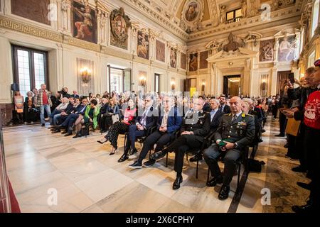 Mailand, Italien. Mai 2024. Premio CampioneMilano, Italia - Cronaca Martedì, 14 Maggio, 2024. (Foto di Marco Ottico/Lapresse) Preis Campione Mailand, Italien - Nachrichten Dienstag, 14. Mai 2024. (Foto: Marco Ottico/Lapresse) Credit: LaPresse/Alamy Live News Stockfoto