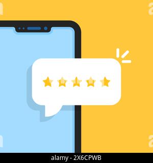 Gute Erfahrung wie Kundenrezensionen Stock Vektor