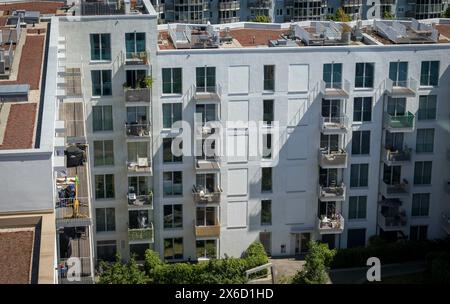 Neue Wohnungen in Berlin, Heidestraße (Foto nur zur redaktionellen Nutzung, keine Freigabe verfügbar) Stockfoto