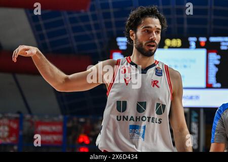 Mestre, Italien. Mai 2024. UnaHotels Reggio Emilia Michele Vitali Porträt während der Playoffs - Umana Reyer Venezia vs UNAHOTELS Reggio Emilia, Italian Basketball Series A Match in Mestre, Italien, 11. Mai 2024 Credit: Independent Photo Agency/Alamy Live News Stockfoto