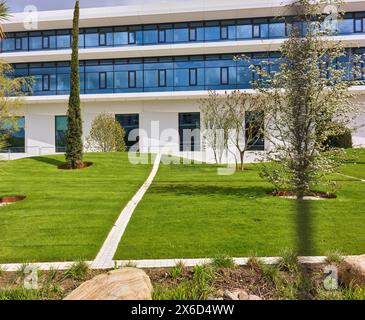 Ray Dolby Centre, Cavendish Labor, University of Cambridge, West Site, England. Stockfoto