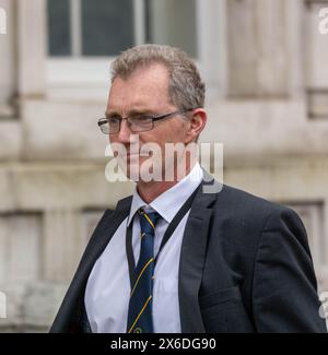 London, Großbritannien. Mai 2024. Minister in Whitehall, David TC Davies, walisischer Sekretär, Credit: Ian Davidson/Alamy Live News Stockfoto