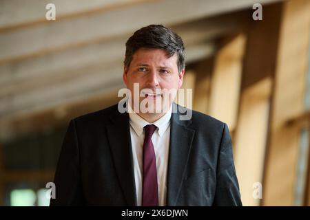 Edinburgh Schottland, Vereinigtes Königreich 14. Mai 2024. Jamie Hepburn MSP im schottischen Parlament. Credit sst/alamy Live News Stockfoto