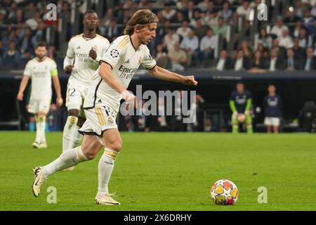 TEAM Real Madrid während der UEFA Champions League, Halbfinale, 2. Legs-Fußballspiel zwischen Real Madrid und Bayern München am 8. Mai 2024 im Santiago Bernabeu Stadion in Madrid, Spanien - Foto Laurent Lairys / DPPI Stockfoto