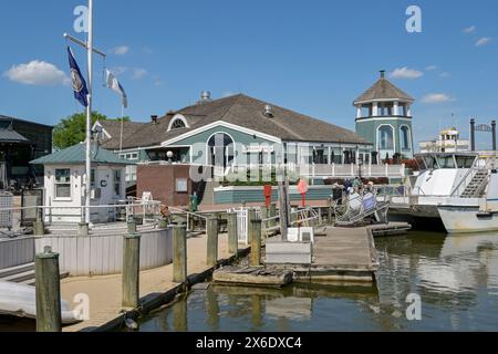 Alexandria, Virginia, USA - 1. Mai 2024: Hafen in Alexandria Stockfoto