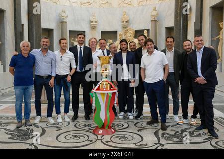 Roma, Italien. Mai 2024. Foto Fabrizio Corradetti/LaPresse 13 maggio 2024 Roma, Italia Musei Vaticani Evento Finale Coppa Italia Frecciarossa Nella Foto: LaPresse/Alamy Live News Stockfoto