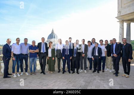 Roma, Italien. Mai 2024. Foto Fabrizio Corradetti/LaPresse 13 maggio 2024 Roma, Italia Musei Vaticani Evento Finale Coppa Italia Frecciarossa Nella Foto: LaPresse/Alamy Live News Stockfoto