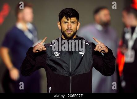 Joe Cordina während der feierlichen Ankunft in der Boulevard City Music World, Riad, Saudi-Arabien. Der Titelkampf zwischen Tyson Fury und Oleksandr Usyk findet am Samstag, den 18. Mai, statt. Bilddatum: Dienstag, 14. Mai 2024. Stockfoto