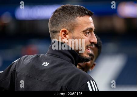 Madrid, Madrid, Spanien. Mai 2024. MADRID, SPANIEN - 14. MAI: Jose Luis Sanmartin Mato (Joselu) von Real Madrid vor dem Fußballspiel La Liga EA Sports 2023/24 zwischen Real Madrid und Deportivo Alaves im Estadio Santiago Bernabeu am 14. Mai 2024 in Madrid, Spanien. (Kreditbild: © Alberto Gardin/ZUMA Press Wire) NUR REDAKTIONELLE VERWENDUNG! Nicht für kommerzielle ZWECKE! Stockfoto