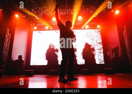 Mailand, Italien. Mai 2024. Eladio Carrion tritt live auf der Sol Maria Tour im Fabrique in Mailand am 11. Mai 2024 auf (Foto: Alessandro Bremec/NurPhoto). Quelle: NurPhoto SRL/Alamy Live News Stockfoto