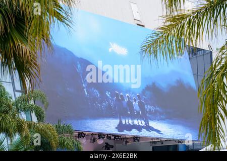 Cannes, Frankreich. Mai 2024. CANNES - 14. MAI: Illustrationen während der 77. Filmfestspiele von Cannes am 14. Mai 2024 im Palais des Festivals in Cannes, Frankreich Stockfoto