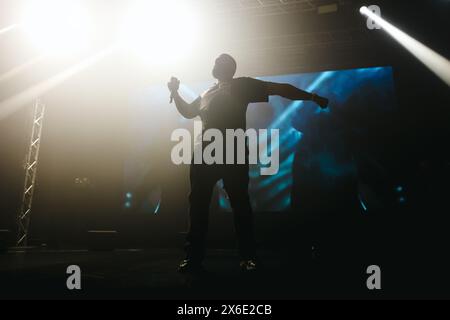 Mailand, Italien. Mai 2024. Eladio Carrion tritt live auf der Sol Maria Tour im Fabrique in Mailand am 11. Mai 2024 auf (Foto: Alessandro Bremec/NurPhoto). Quelle: NurPhoto SRL/Alamy Live News Stockfoto