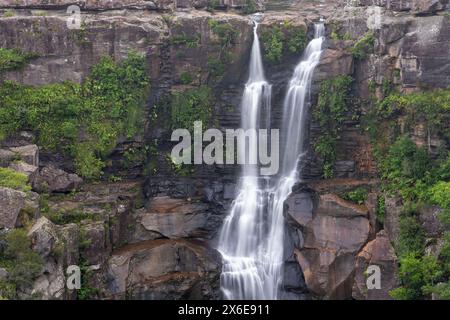 Carrington Falls im Budderoo National Park, Australien, NSW. Stockfoto