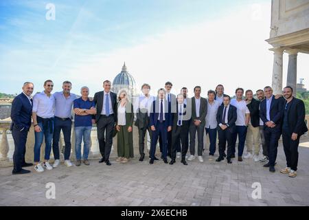 Roma, Italien. Mai 2024. Foto Fabrizio Corradetti/LaPresse 13 maggio 2024 Roma, Italia Musei Vaticani Evento Finale Coppa Italia Frecciarossa Nella Foto: LaPresse/Alamy Live News Stockfoto