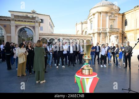 Roma, Italien. Mai 2024. Foto Fabrizio Corradetti/LaPresse 13 maggio 2024 Roma, Italia Musei Vaticani Evento Finale Coppa Italia Frecciarossa Nella Foto: LaPresse/Alamy Live News Stockfoto