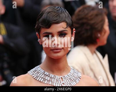 Cannes, Frankreich, 14. Mai 2024. Taylor Hill kommt auf dem roten Teppich für die Eröffnungszeremonie an und filmt die Gala des zweiten Akts (Le Deuxième Acte) beim 77. Filmfestival in Cannes, Frankreich. Quelle: Doreen Kennedy/Alamy Live News. Stockfoto