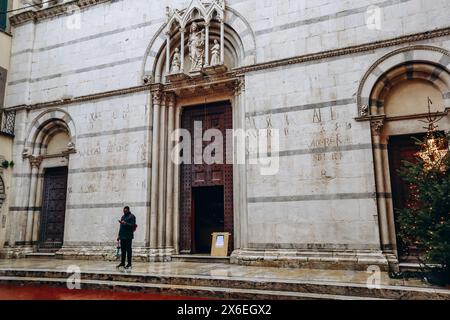 San Michele in Borgo, eine römisch-katholische Kirche in Pisa, Region Toskana, Italien Stockfoto