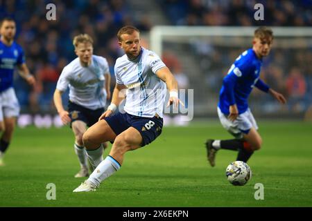 Ibrox Stadium, Glasgow, Großbritannien. Mai 2024. Scottish Premiership Football, Rangers versus Dundee; Curtis Maine of Dundee on the Ball Credit: Action Plus Sports/Alamy Live News Stockfoto