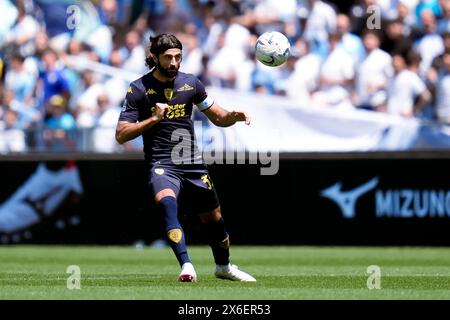 Rom, Italien. Mai 2024. Sebastiano Luperto von Empoli FC kontrolliert den Ball während des Serie A TIM Spiels zwischen SS Lazio und Empoli FC im Stadio Olimpico am 12. Mai 2024 in Rom. Quelle: Giuseppe Maffia/Alamy Live News Stockfoto