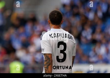 Steven Kapuadi während des PKO BP Ekstraklasa Spiels zwischen Lech Poznan und Legia Warszawa im Enea Stadium, Posen, Polen (Maciej Rogowski) Stockfoto