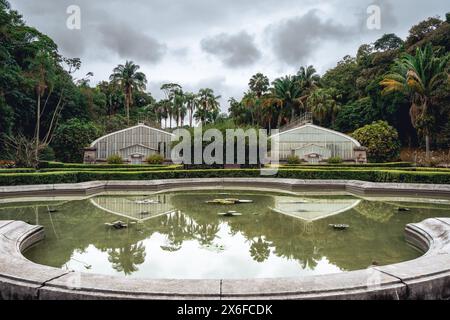 Jardim Botanic Garden, São Paulo Brasilien. Mai 2024. Stockfoto