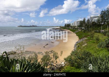 Wunderschöner Strand in Mooloolaba, Sunshine Coast, Australien Stockfoto