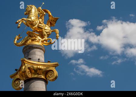 georgien tiflis Stadtzentrum tiflis Protest Stockfoto