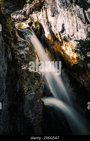 Tatzelwurm, Wasserfall, oberaudorf, bayrisch zell, Deutschland Stockfoto