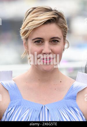 Cannes, Frankreich. Mai 2024. Greta Gerwig nahm am Fotogespräch der Jury Teil, Teil der 77. Ausgabe der Filmfestspiele von Cannes. Kredit: Doug Peters/E Stockfoto