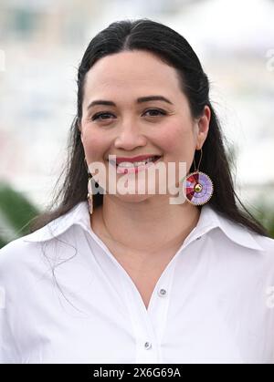Cannes, Frankreich. Mai 2024. Lily Gladstone nahm am Fotogespräch der Jury Teil, Teil der 77. Ausgabe der Filmfestspiele von Cannes. Quelle: Doug Peters Stockfoto