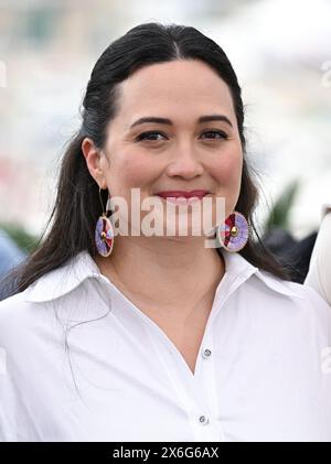 Cannes, Frankreich. Mai 2024. Lily Gladstone nahm am Fotogespräch der Jury Teil, Teil der 77. Ausgabe der Filmfestspiele von Cannes. Quelle: Doug Peters Stockfoto