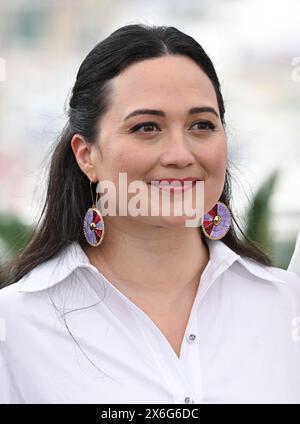 Cannes, Frankreich. Mai 2024. Lily Gladstone nahm am Fotogespräch der Jury Teil, Teil der 77. Ausgabe der Filmfestspiele von Cannes. Quelle: Doug Peters Stockfoto