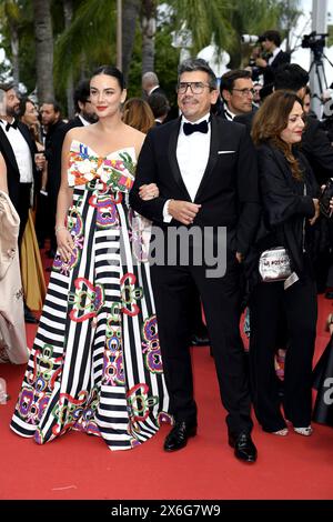 Janina Uhse und Tim Gutke bei der Eroeffnung / Eröffnung vom 77. Cannes Filmfestival mit der Kinopremiere vom Film „The Second Act“ am 14.05.2024 in Can Stockfoto