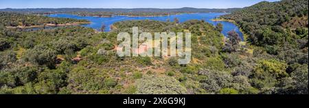 Stausee Retortillo, Naturpark Sierra de Hornachuelos, Provinz Córdoba, Andalusien, Spanien Stockfoto