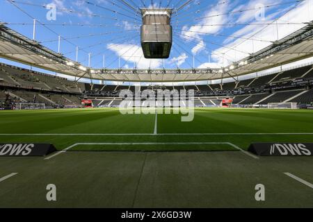 Frankfurt, Deutschland. Mai 2024. firo: 05.05.2024, Fußball, 1.Bundesliga, 1.Liga, Saison 2023/2024, Eintracht Frankfurt - Bayer 04 Leverkusen Übersicht Stadion, Deutsche Bank Park, Arena Frankfurt Credit: dpa/Alamy Live News Stockfoto