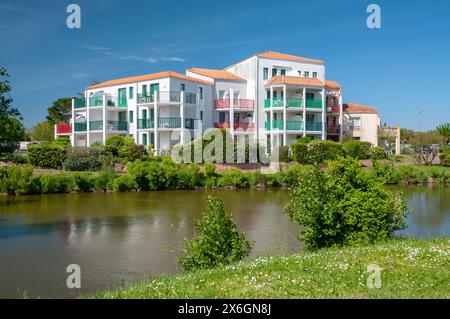 Port Bourgenay, Talmont-Saint-Hilaire, Vendée (85), Pays de la Loire, Frankreich Stockfoto